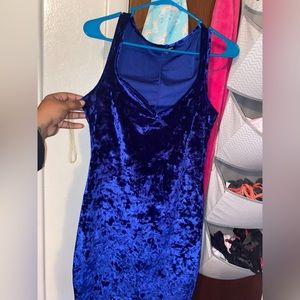 BLUE FASHION NOVA DRESS